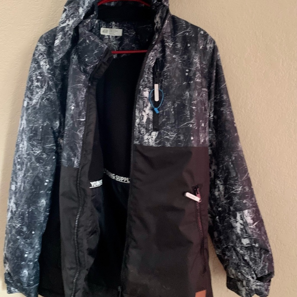 H&M Boys Outdoor Detachable Hood Water Resistant